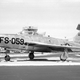 Even experimental aircraft didn’t escape buzz numbers. Here, the Republic XF-84H Thunderscreech gate guard is emblazoned with its own identifying buzz number. Note that it carries the same FS prefix as its F-84 Thunderjet ancestor. (Bill Larkins)